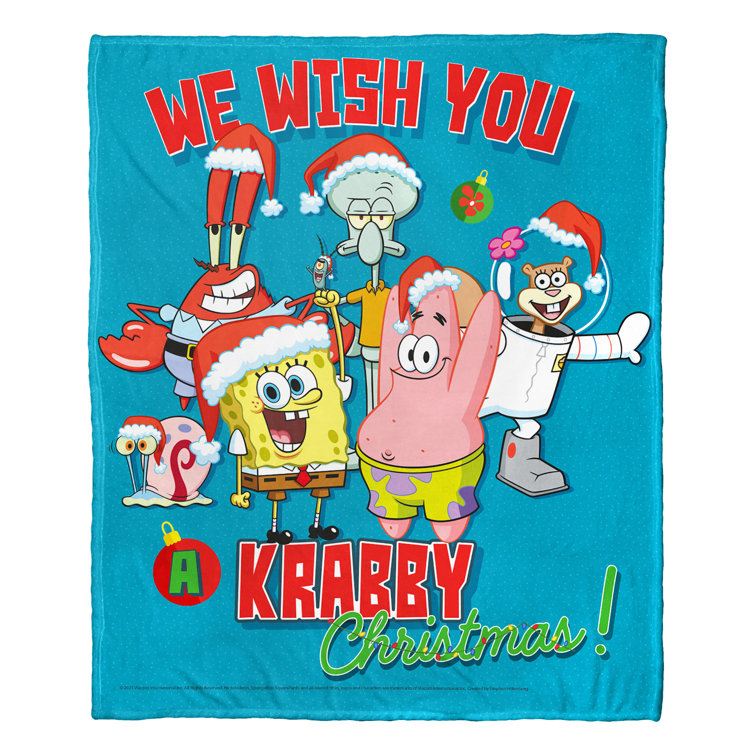 Spongebob 2025 throw blanket